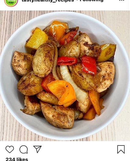 Salt and pepper chips’ with chicken