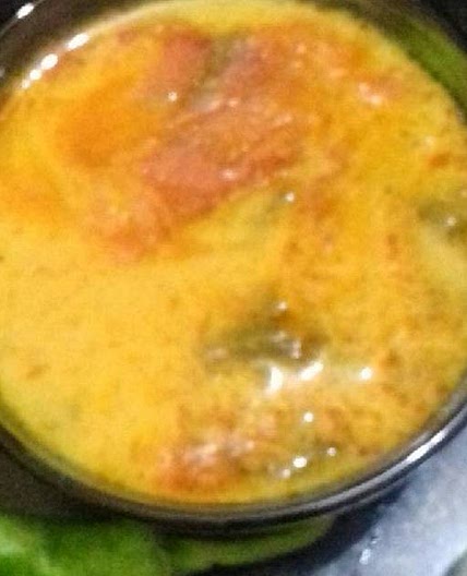 पालक की कढ़ी (खाटा)