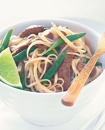 Beef and lemon grass stir-fry