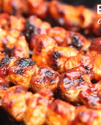 The Best BBQ Chicken Skewers Recipe