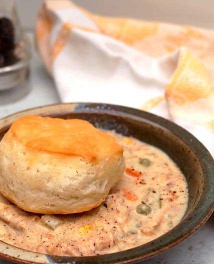 Skinny Chicken Pot Pie Soup - Free Style in KItchen