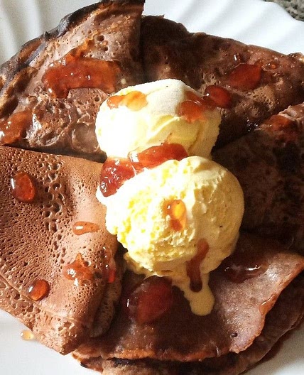 Panqueca de chocolate