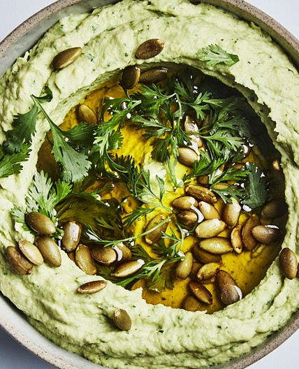 Herby Avocado Hummus