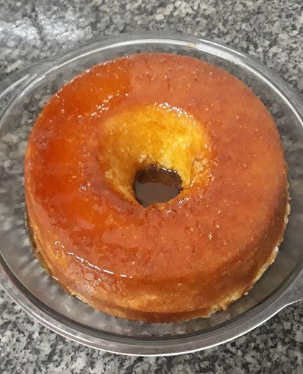 Bolo de tapioca cremoso
