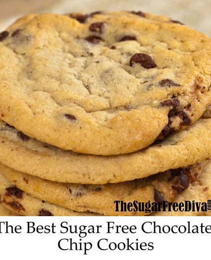 The Best Sugar Free Chocolate Chip Cookies