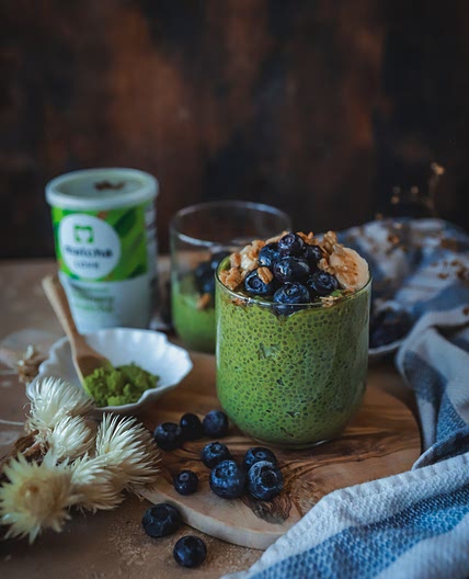 Matcha Chia Seed Pudding