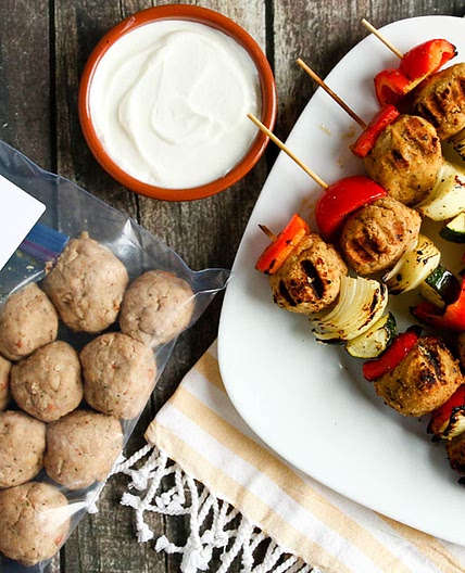 Grilled Greek Kebabs - Dump and Go Dinner
