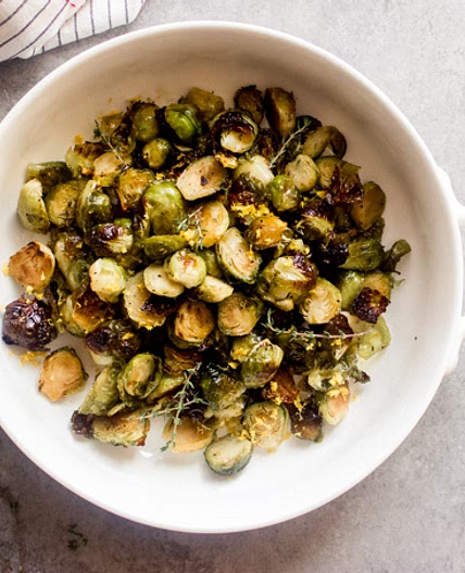 Maple Roasted Brussel Sprouts