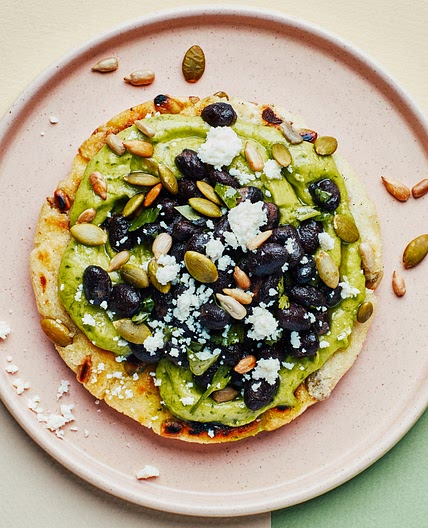 Arepas With Black Beans and Avocado
