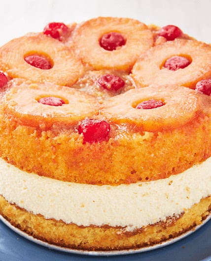 Pineapple Upside-Down Cheesecake