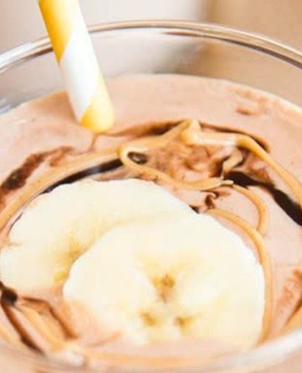 Chocolate Banana & Peanut Butter Protein Shake