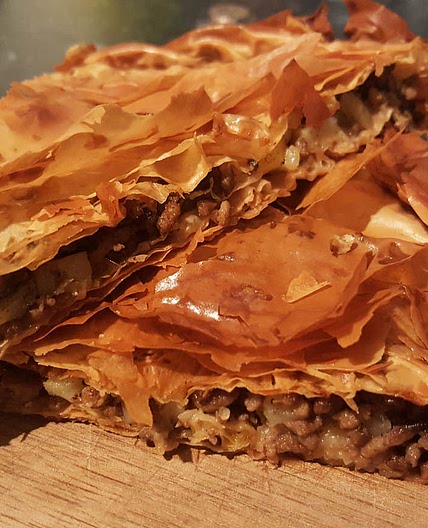 Meat Pie | Albanian Byrek me Mish | Pite me Mish