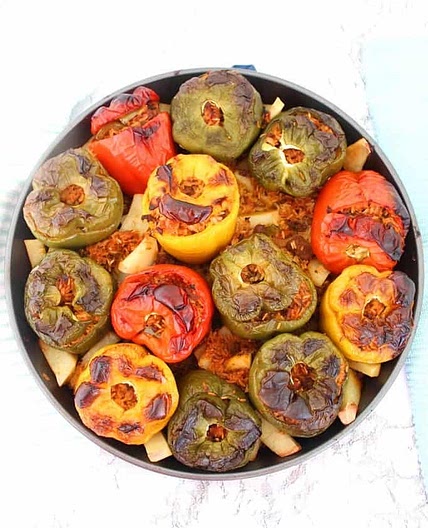 Stuffed Peppers - An Albanian Recipe