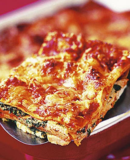 Chicken Lasagne with Pesto, Spinach and Ricotta