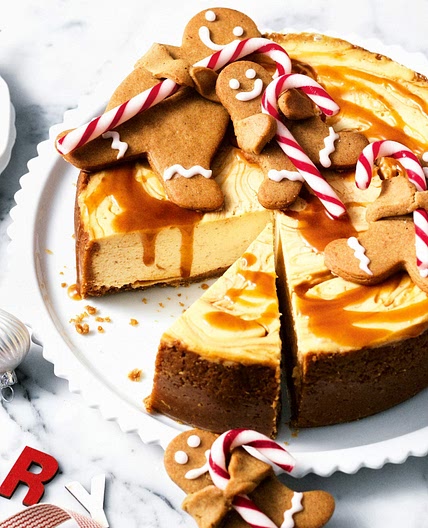 Gingerbread cheesecake
