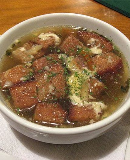 Traditional Czech Garlic Soup