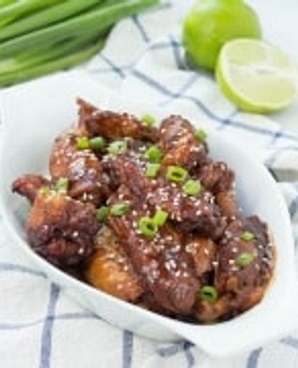 Slow Cooker Soy and Lime Chicken Wings