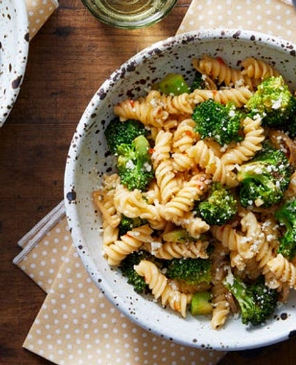 Spicy Fusilli Pasta & Broccoli with Mascarpone