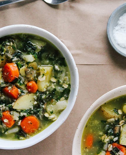 Icelandic Vegetable and Oat Soup