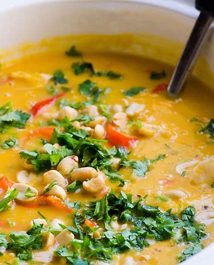 Slow Cooker Butternut Squash Soup