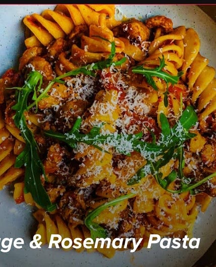 Sausage and Rosemary pasta