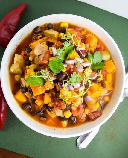 Sweet Potato Tortilla Soup