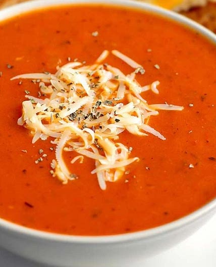 Tomato cheesy soup