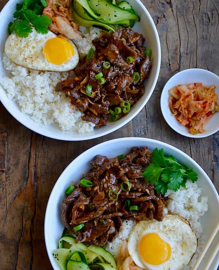 Easy Beef Bulgogi Bowls