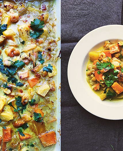 Warming Chickpea & Pumpkin Curry - amelia freer