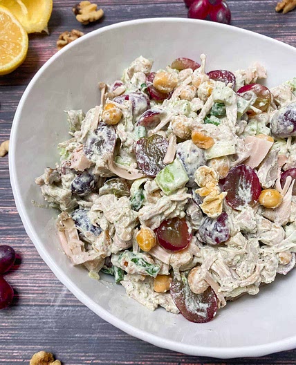 Vegan Chicken Salad [GF + Oil Free]