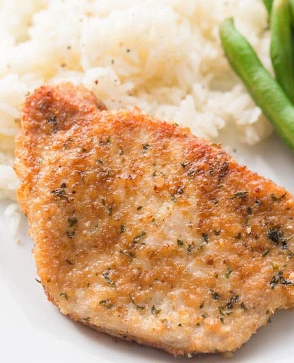 Parmesan Crusted Pork Chop Recipe