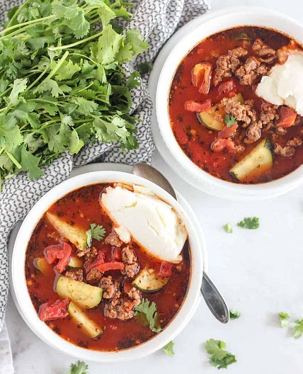 Whole30 Lasagna Soup {Keto, Paleo, Gluten Free}