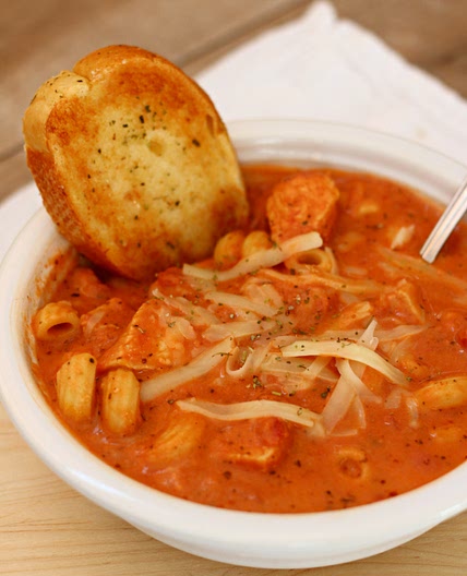 Instant Pot Creamy Chicken Parm Soup