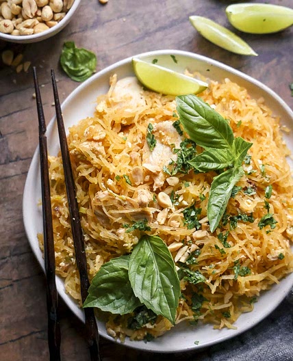 Spaghetti Squash Pad Thai