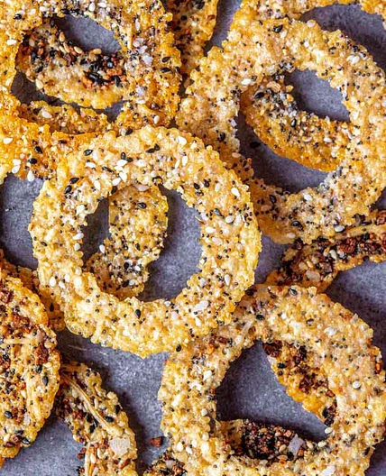 Low Carb Bagel Chips