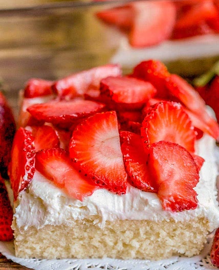Strawberry Shortcake Bars Recipe