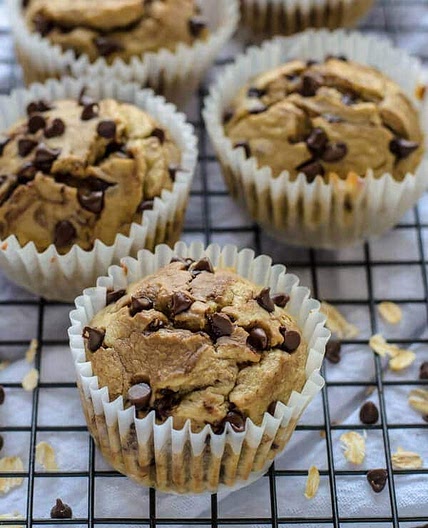 Blender Banana Oatmeal Muffins