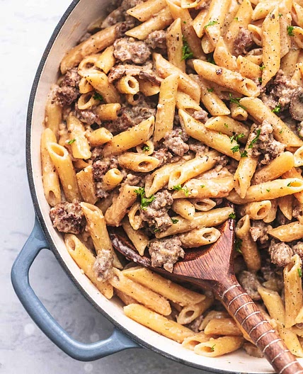 creamy sausagemeat pasta