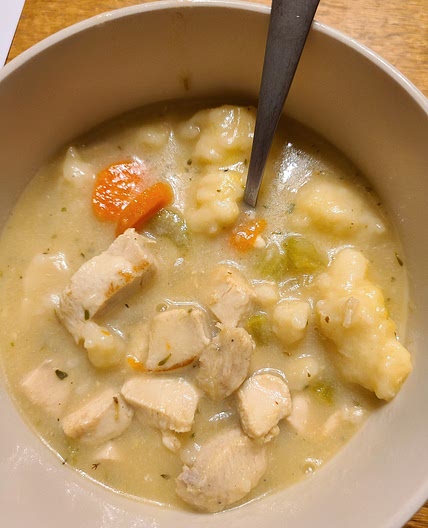 Quick Chicken and dumplings from scratch
