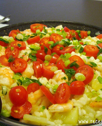 Risoto de camarão
