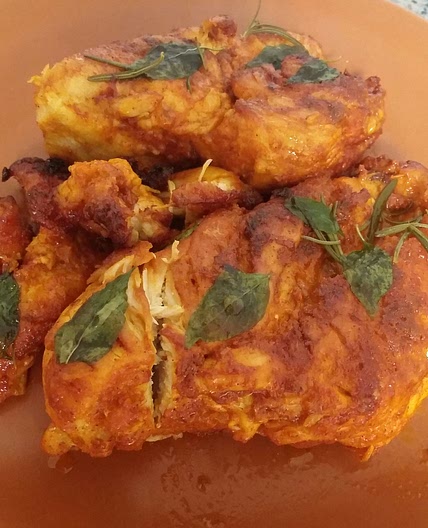 Frango assado na panela de pressão
