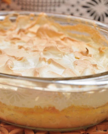 Sobremesa quente de maçã