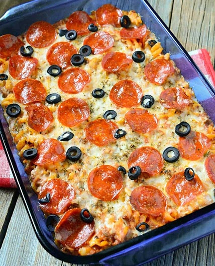 Weight Watchers Pepperoni Pizza Casserole