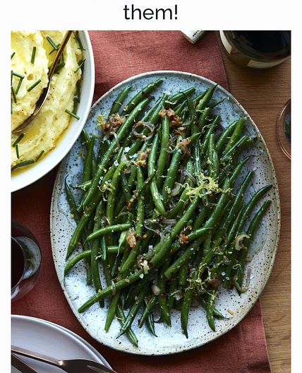 Spicy Garlic Green Beans 