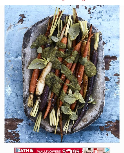 Charred Carrots with Herbs 