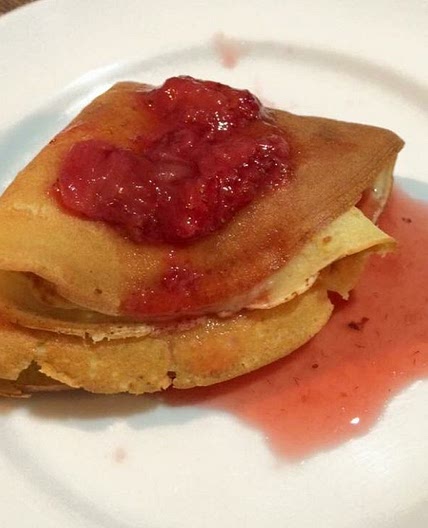 Massa de panqueca simples