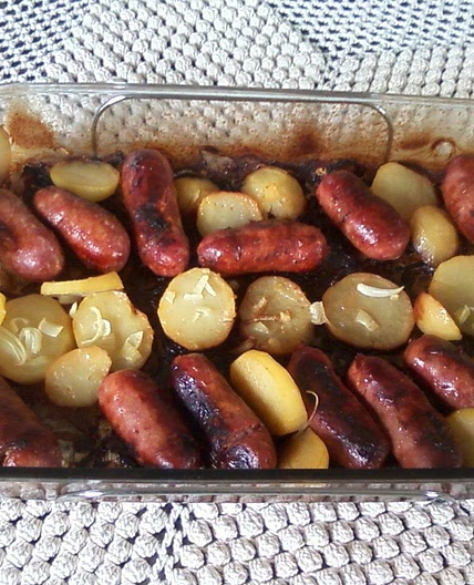 Linguiça assada