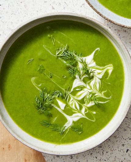 Zucchini Soup with Fennel & Dill