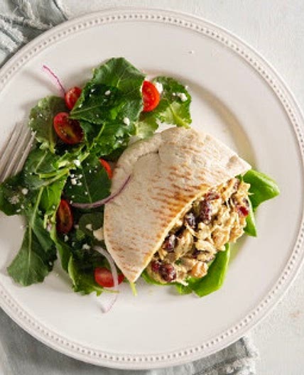 Curried Chicken Salad Pitas
