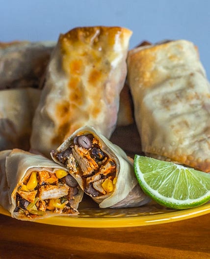 Baked Tex-Mex Egg Rolls